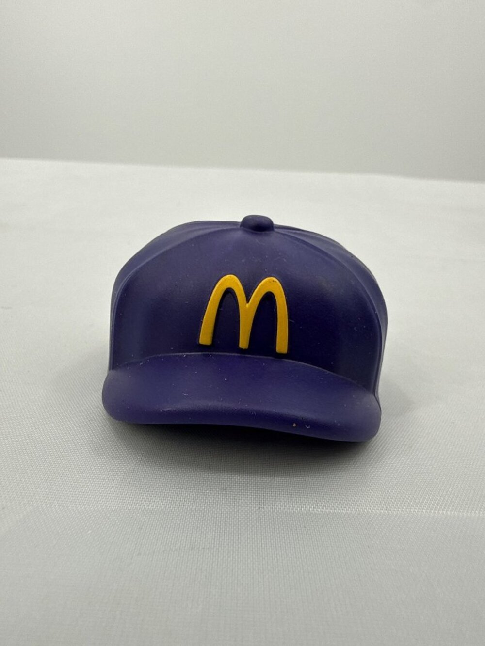 Vtg McDonalds McNugget Buddies Purple Hat Cap Accessory Toy Fast Food Retro